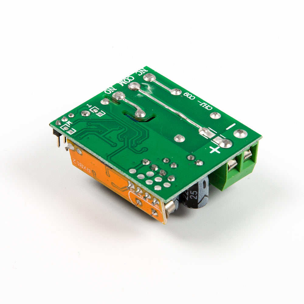 2-button black remote control key fob with metal clip for ShillehTek relay system