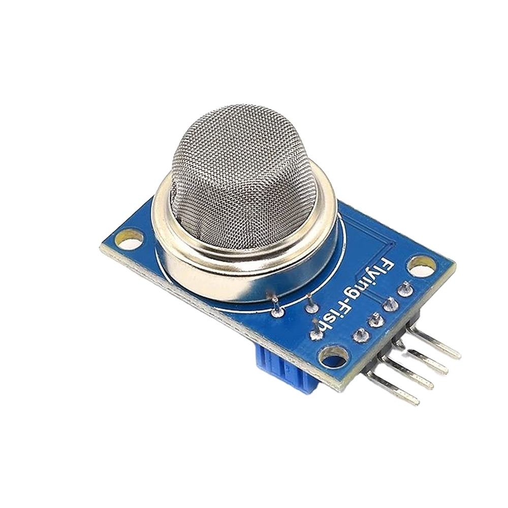 ShillehTek MQ-135 air quality gas sensor module with metal mesh top and blue circuit board