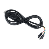 Long black FT232RL USB to TTL Serial Cable Adapter with multi-color wires