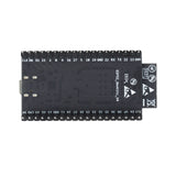 Bottom view of ESP32-DevKitC-VE board displaying pin headers and labeling
