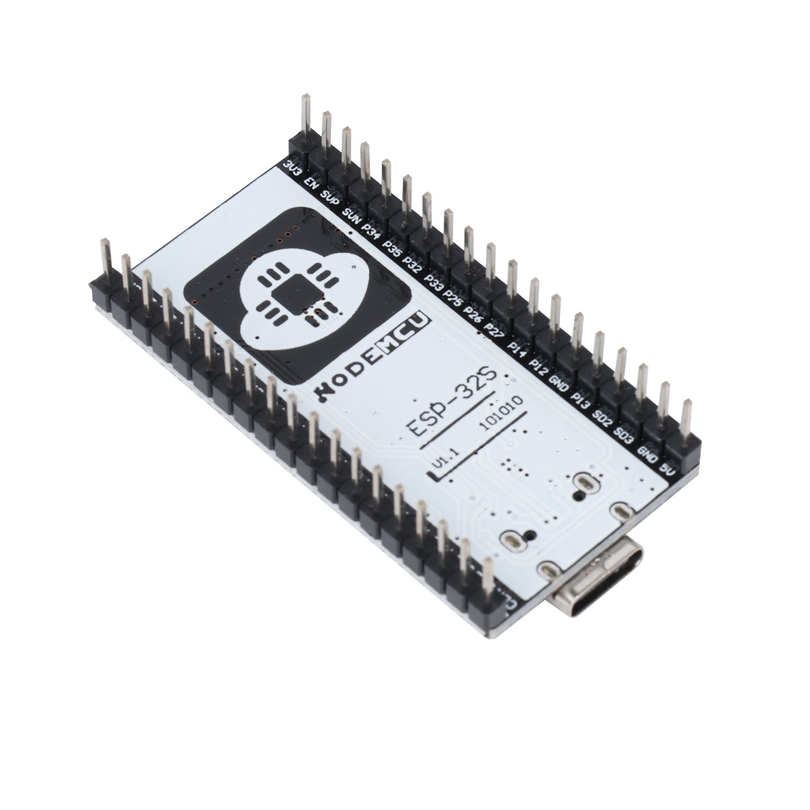 ESP32 Dev Board 4MB CP2102 USB-C front and rear view side by side