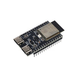 Alternate angled view of ESP32-C6-N4 pre-soldered development board with USB-C
