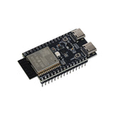 Bottom angle showing pin connectors and board underside of ESP32-C6-N4