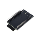 Close up angle of ESP32-C6-N4 board showing pins and USB-C ports