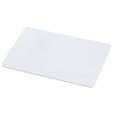 Plain white RFID smart card with rounded corners ShillehTek 13.56MHz S50 1K chip