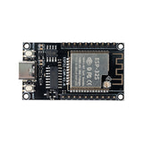 ESP32-CAM development board revealing USB and reset buttons with pin headers
