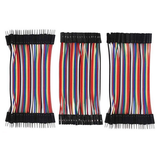 SHILLEHTEK 120pcs 10cm Multicolored Jumper Wire