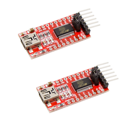 ShillehTek FT232RL Mini USB to TTL Serial Converter Adapter Module (2pcs)