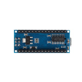 Close-up of bottom side with CH340C chip Arduino Nano V3.0 Pre-Soldered