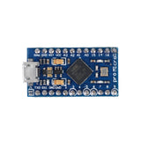 Top view of Pro Micro ATmega32U4 5V 16MHz board showing components and pins