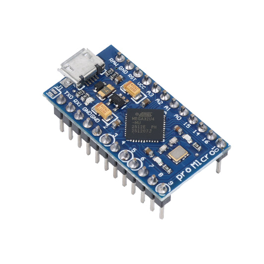 Pro Micro ATmega32U4 development board with USB Type-C port and pin headers