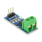 ACS712 5A current sensor module with green screw terminal and three-pin header for Arduino and ESP32