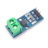 ACS712 5A current sensor module with green terminal block and three-pin header for Arduino and ESP32