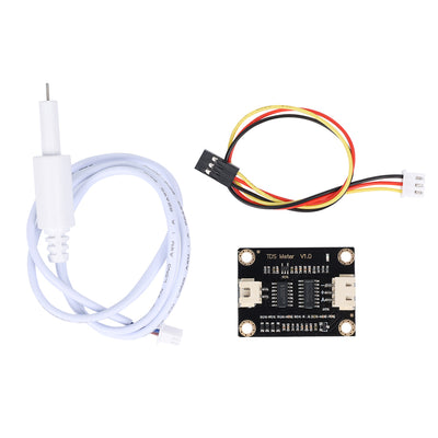 Analog TDS water quality sensor module with probe and connecting cables for Arduino Raspberry Pi ESP32