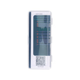 Close-up of AXP2101 power management chip code and QR code on TTGO T-Beam ESP32 LoRa 915MHz development board