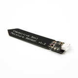 Capacitive Soil Moisture Sensor V1.2 with black PCB and white connector for accurate soil moisture measurement