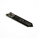 Capacitive soil moisture sensor V1.2 black PCB with white connector and electronic components