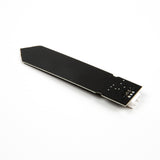 Capacitive Soil Moisture Sensor V1.2 with black PCB and white connector for Arduino and ESP32 projects