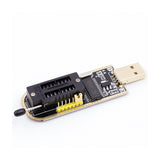 CH341A USB EEPROM and BIOS flash programmer with ZIF socket and gold USB connector for 24/25 series chips