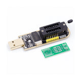 CH341A USB EEPROM and BIOS flash programmer with ZIF socket and adapter board for 24/25 series chips
