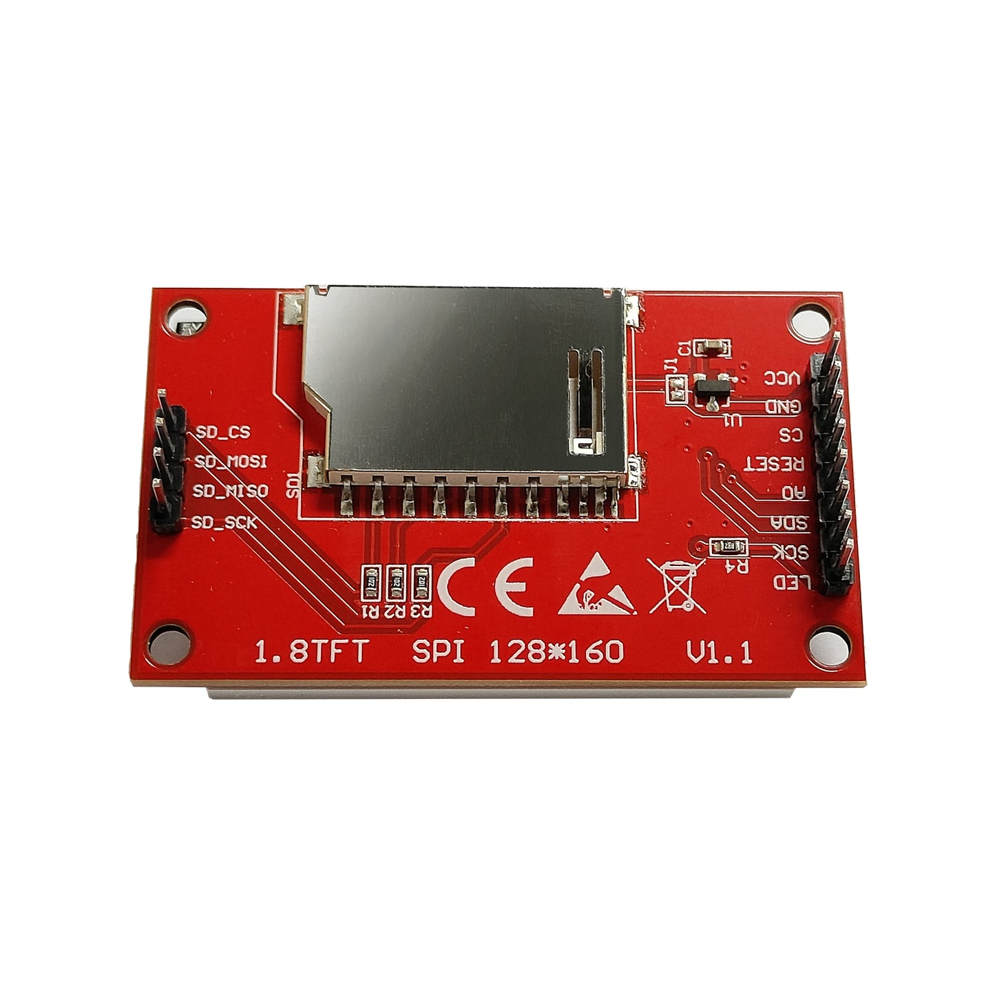 ShillehTek 1.8 Inch TFT LCD Display Module - Dual Side Soldering