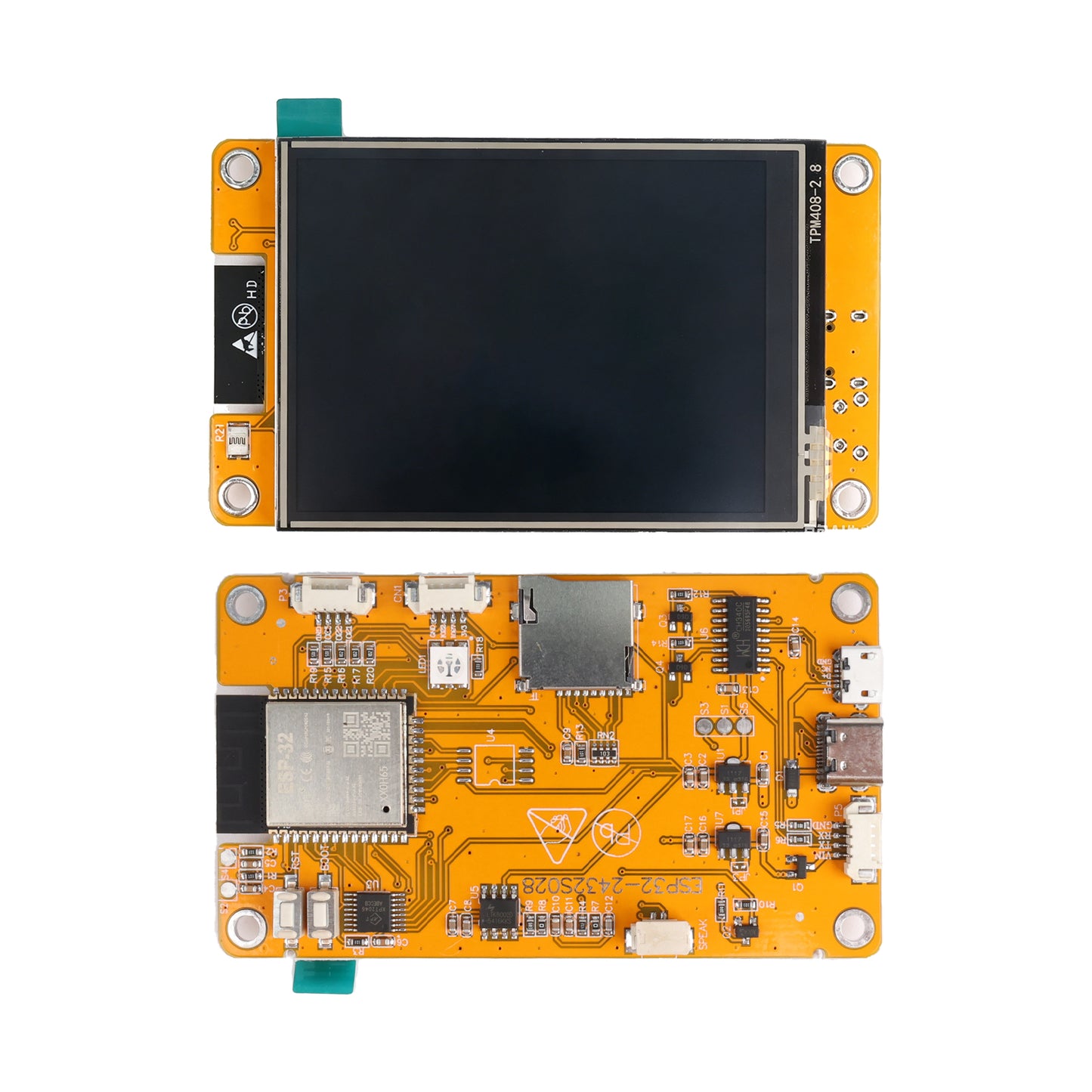 ESP32 LVGL 2.8 inch 240x320 smart display with resistive touch screen and WiFi Bluetooth development board