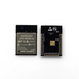 ESP32-WROVER 4MB PSRAM WiFi and Bluetooth module showing front metal shield and back pin labels