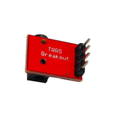 Backside view of ShillehTek 3.5mm Stereo Audio Jack Breakout Board Pro Module with text