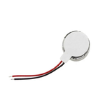 Flat coin vibration motor with red and black wires for Arduino Raspberry Pi and ESP32 projects