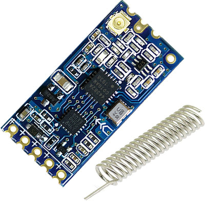 HC-12 433MHz long-range wireless serial transceiver module with coil antenna for Arduino Raspberry Pi ESP32