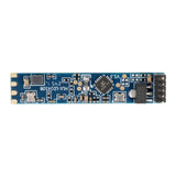 HLK-2410B human presence radar motion detection module with pre-soldered components on blue PCB