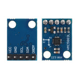 HMC5883L GY-273 3-axis magnetometer compass module showing top and bottom PCB sides with components and pin labels