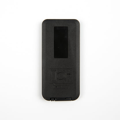 Back view of HX1838 infrared remote control module with battery compartment and instructions