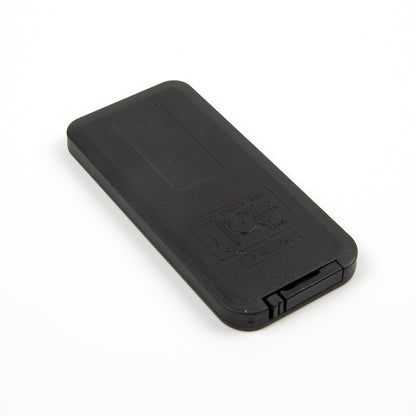 Back side of HX1838 infrared remote control module showing battery compartment cover