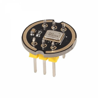 INMP441 I2S omnidirectional microphone module with round black PCB and three pins for electronics projects