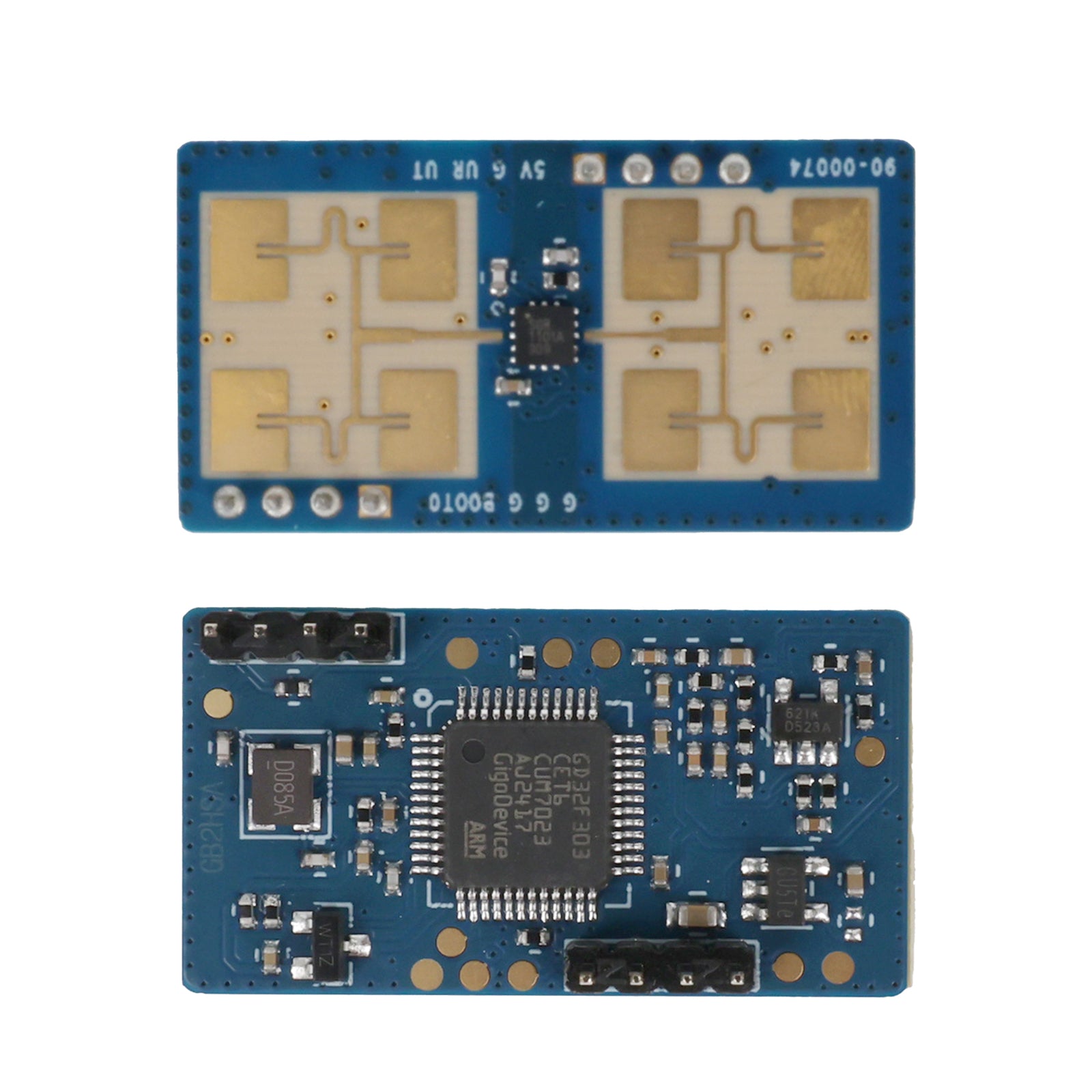 LD1125H 24GHz mmWave human presence radar sensor module showing top and bottom circuit board sides