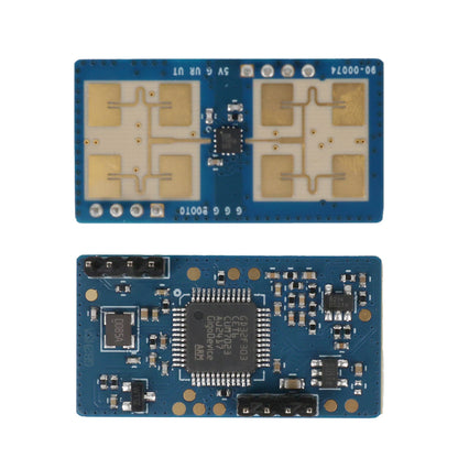 LD1125H 24GHz mmWave human presence radar sensor module showing top and bottom circuit board sides