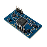 Close-up view of LD1125H 24GHz mmWave human presence radar sensor module with electronic components and pins