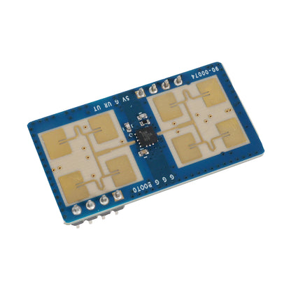 Close-up view of LD1125H 24GHz mmWave human presence radar sensor module circuit board