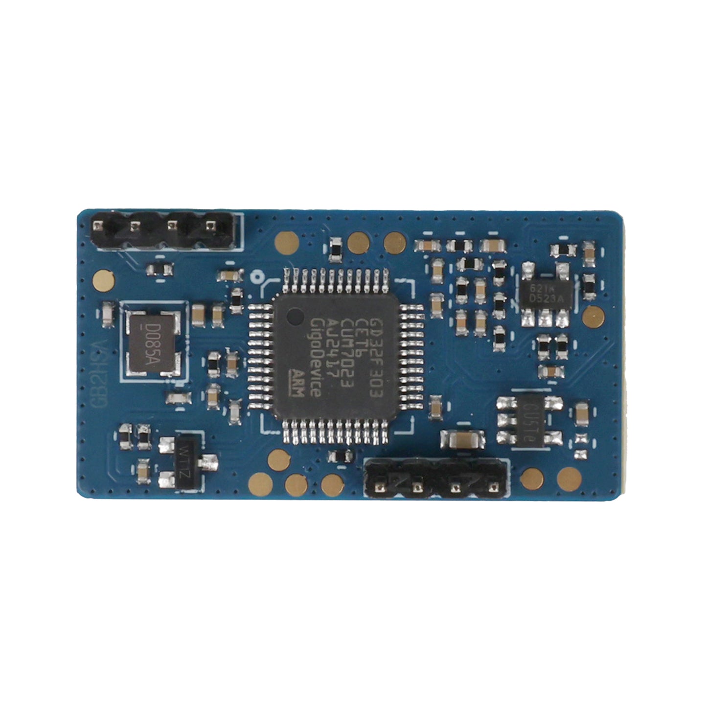 Top view of LD1125H 24GHz mmWave human presence radar sensor module showing main chip and components