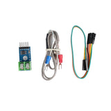 MAX6675 thermocouple module with K-type sensor and jumper wires for temperature measurement up to 1024 degrees