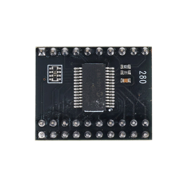Top view of MCP23017 pre-soldered I2C 16-bit I/O port expander module for Arduino Raspberry Pi ESP32