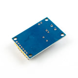 Back side of MCP2515 CAN Bus Module with TJA1050 SPI interface showing solder points and mounting holes