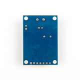 Back side view of MCP2515 CAN Bus Module with TJA1050 SPI interface showing solder points and mounting holes
