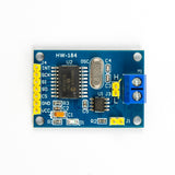 MCP2515 CAN Bus Module with TJA1050 SPI interface showing chip and pin labels on blue PCB
