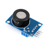 MQ-7 carbon monoxide gas sensor module with blue PCB and metal mesh sensor for Arduino and ESP32