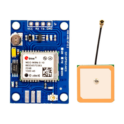 NEO-M8N GPS module with antenna and battery for Arduino Raspberry Pi and ESP32 projects