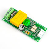 PZEM-004T AC energy meter and power monitor module with yellow relay and green terminal block