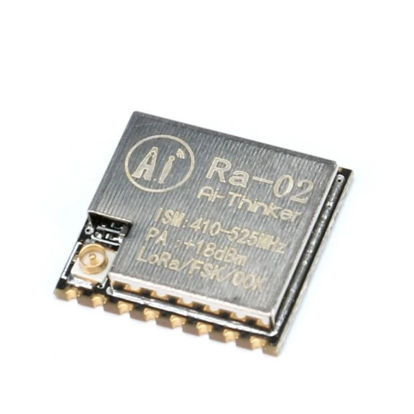 Ra-02 SX1278 LoRa 433MHz wireless transceiver module with metal shield and gold pins for Arduino and ESP32