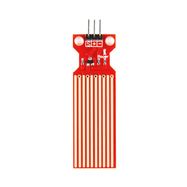 Rain and water level detection sensor module with red PCB and three pins for Arduino Raspberry Pi ESP32